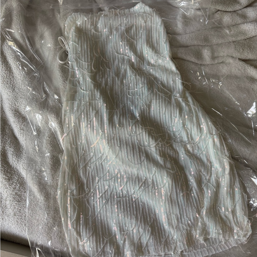 Sparkly White Dress